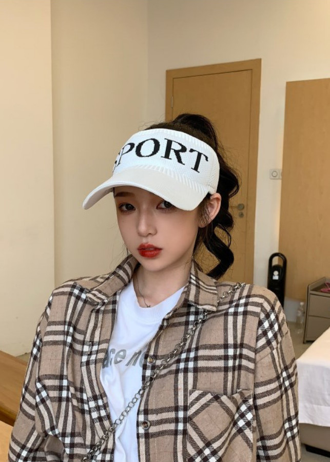Nón lưỡi trai thể thao nữa đầu thêu chữ Sport cá tính - NTT03