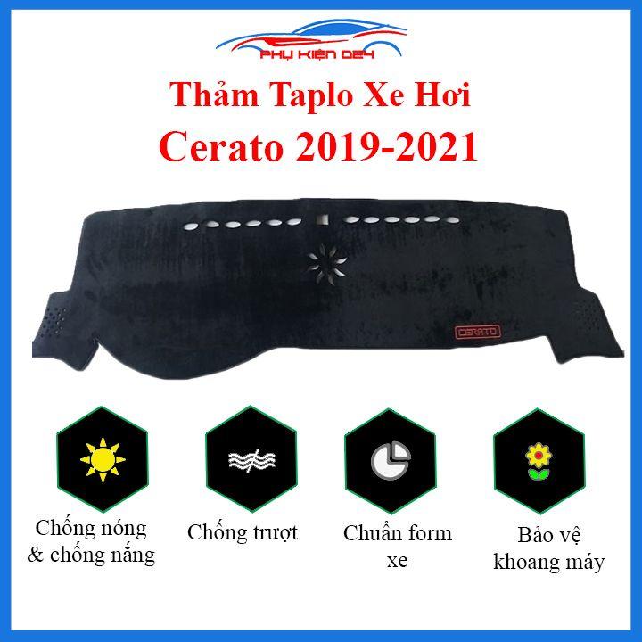 Thảm taplo Cerato 2019-2020-2021-2022 chống nắng nóng làm mát xe mở rộng tầm nhìn