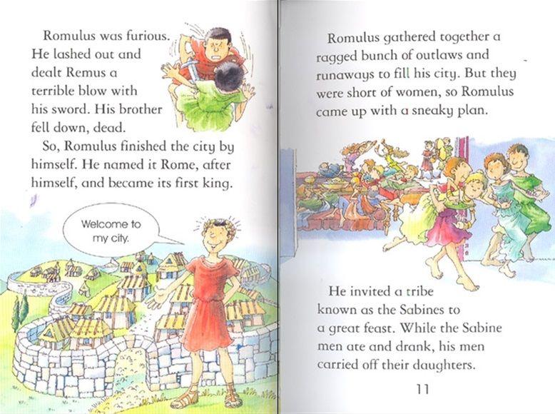 Sách - The Riotous Story of Rome by Rosie Dickins