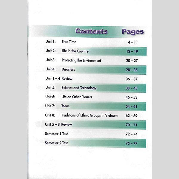 Tiếng Anh 8 I-Learn Smart World - Notebook (Chuẩn)