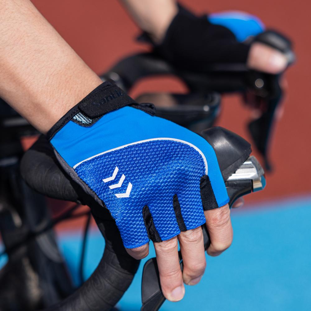 Găng tay đạp xe Santic Găng tay Half Finger MTB Găng tay xe đạp MTB Găng tay xe đạp thể thao xe đạp Găng tay chống ma sát unisex Color: K3P136H Size: XXL