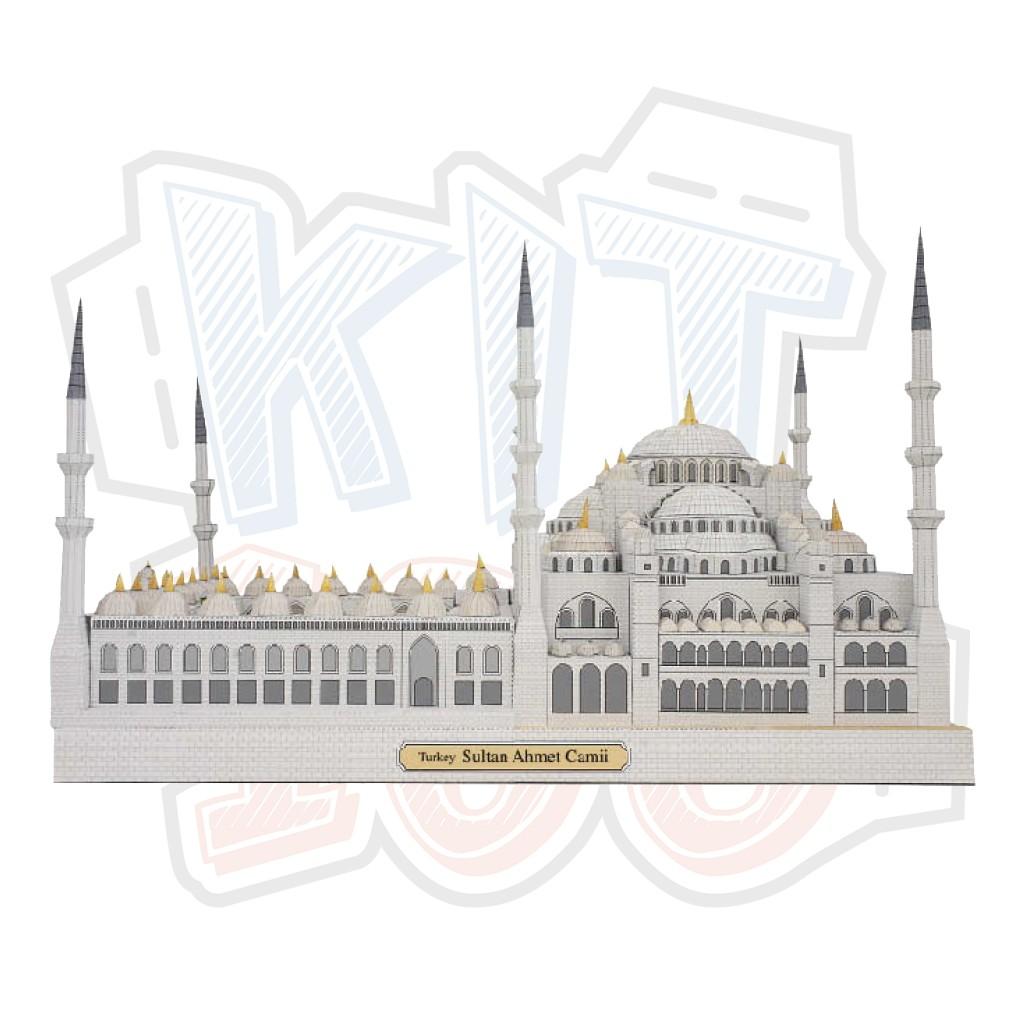 Mô hình giấy kiến trúc Nhà thờ Hồi giáo Thổ Nhĩ Kỳ Sultan Ahmet Camii - Turkey