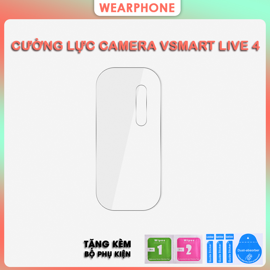 Kính Cường Lực Camera Vsmart Live 4- Hàng Chính Hãng