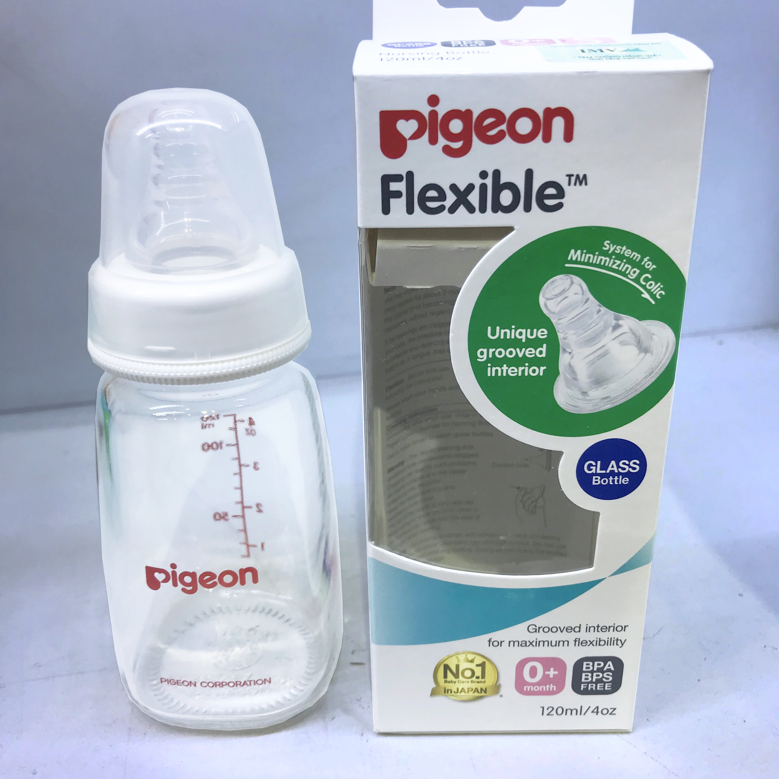 BÌNH SỮA THỦY TINH MẪU MỚI PIGEON
