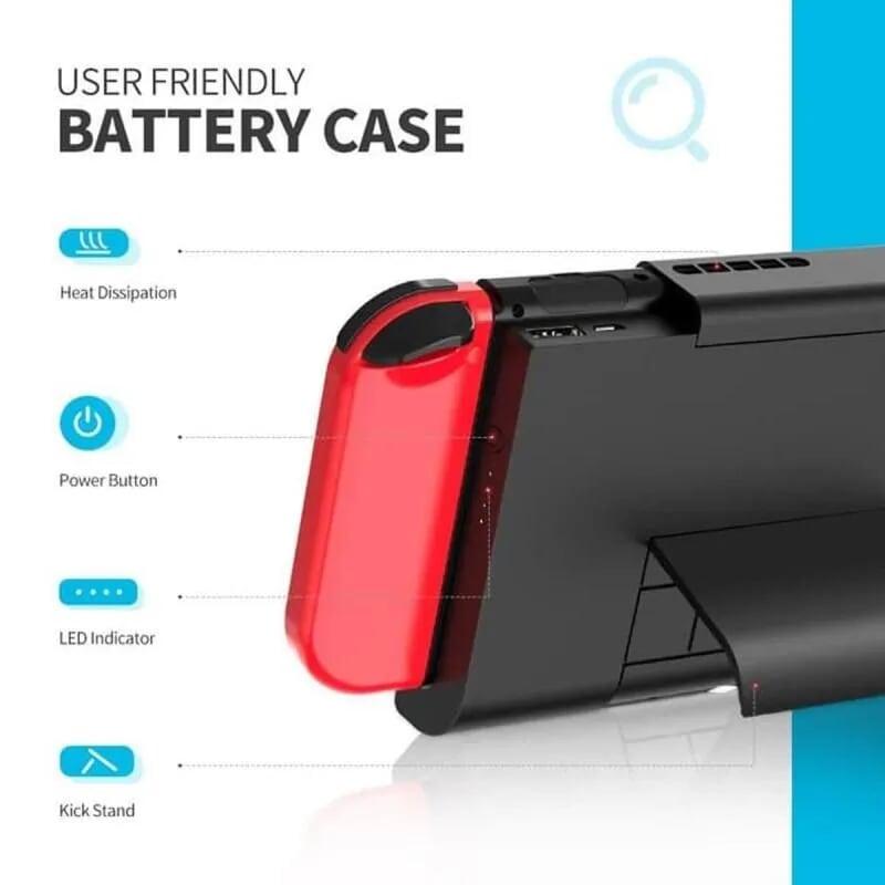 Ugreen UG50756CP611TK 10000mAh pin sạc dự phòng và vỏ bảo vệ màu đen cho Nintendo Switch - HÀNG CHÍNH HÃNG