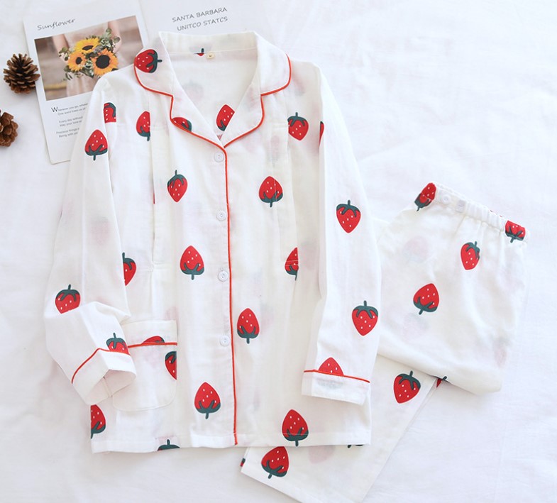 Bộ Đồ Pyjama Bầu Và Sau Sinh Dài Tay Azuno AZ1609 Mặc Nhà Có Thiết Kế Chun Chỉnh Bụng Và Khe Mở Cho Con Bú Chất Liệu Xô Nhật Mặc Hè Cực Mát