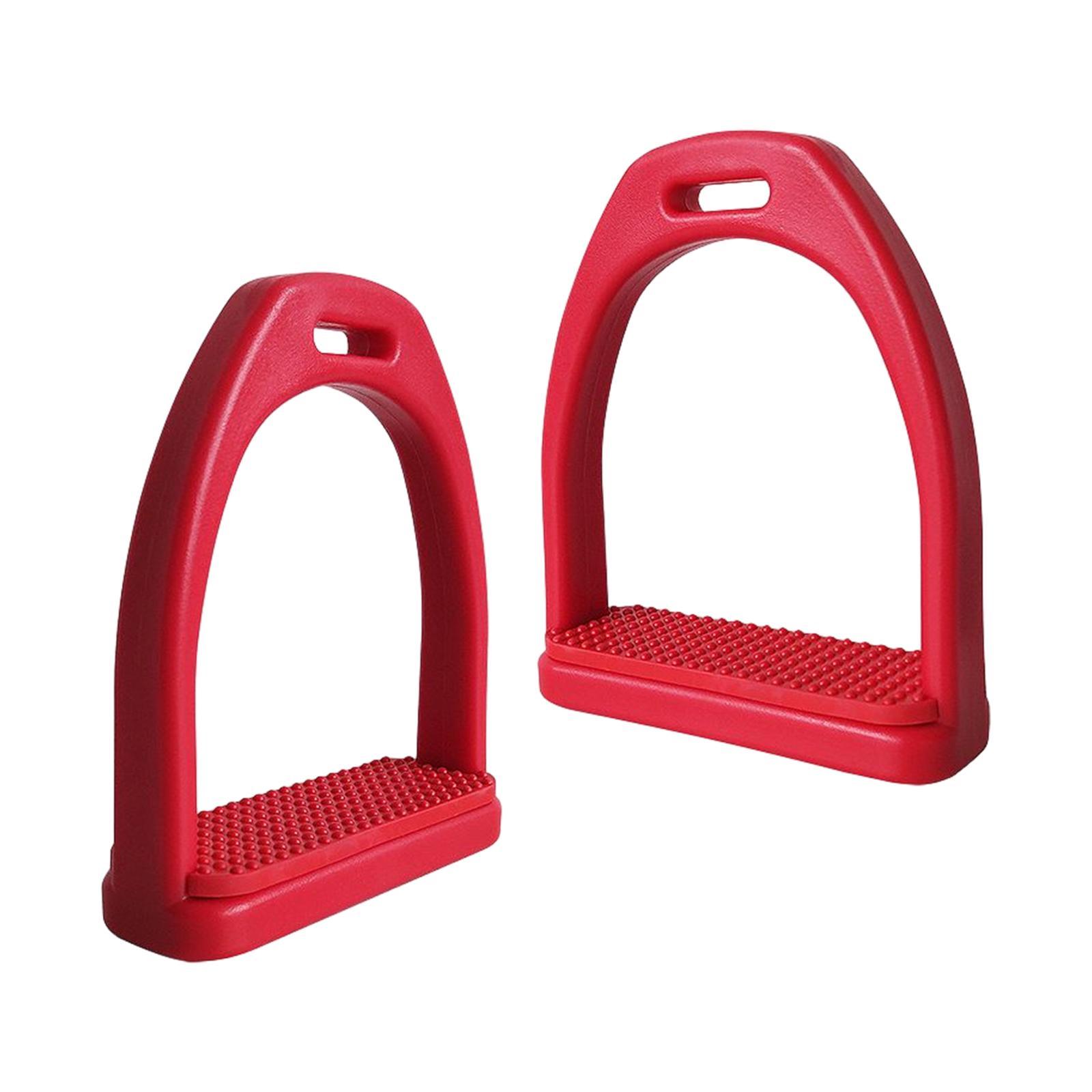 2Pcs Horse Riding Stirrups Non Slip Tool Rubber Pad for Horse Riding Outdoor