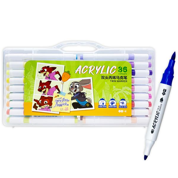 Hộp 36 Màu Marker Acrylic - iiGEN YZ360019