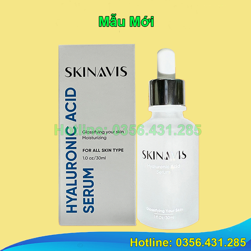 Serum Skinavis Hyaluronic acid – Serum HA cấp ẩm giảm căng rát da