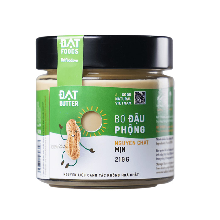 Bơ Đậu Phộng Nguyên Chất Xay Mịn Đạt Butter - Mẫu mới