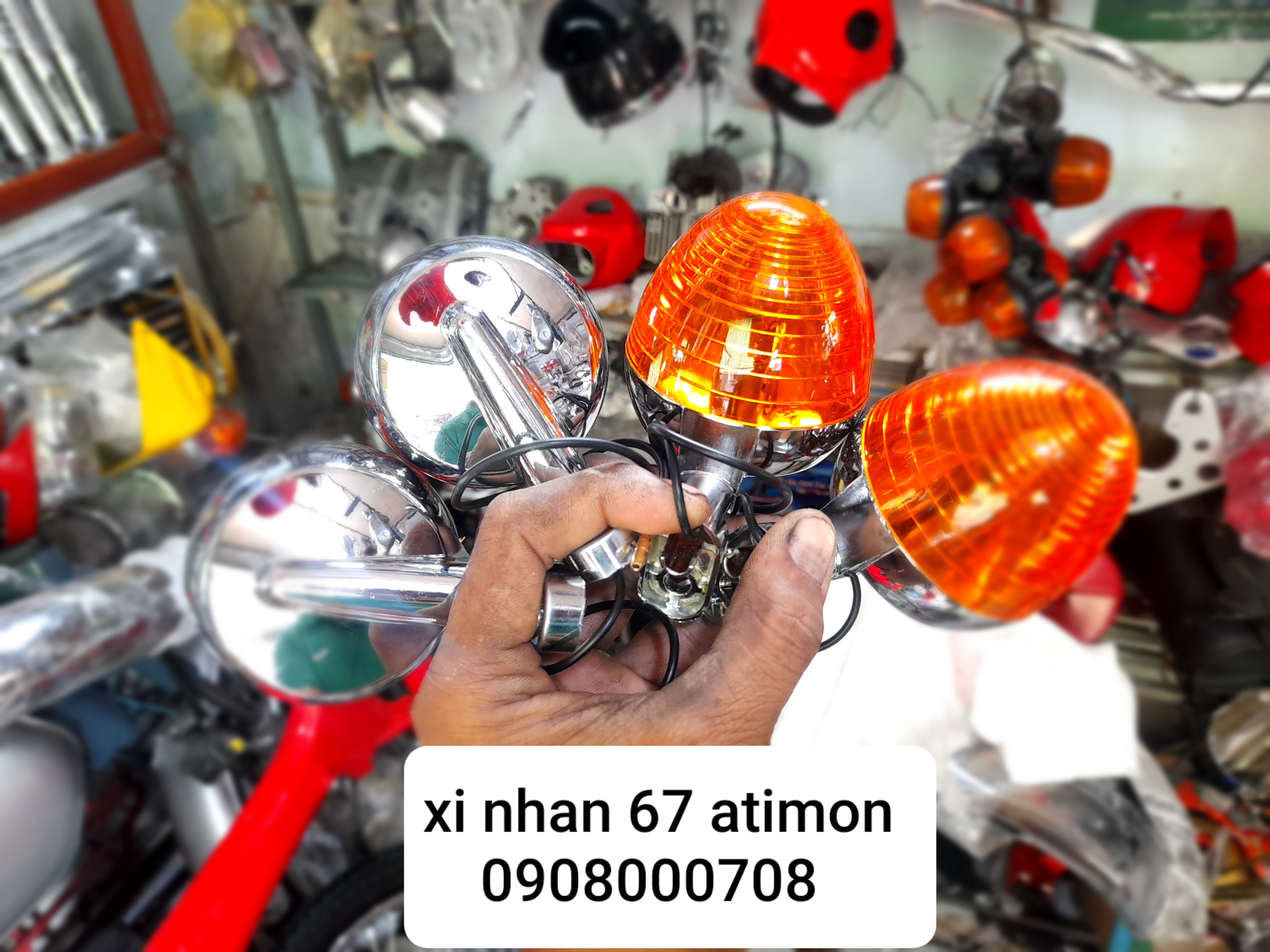 Xi nhan xe 67 atimon bóng dành cho các dòng xe 67, 68, CD, CL...