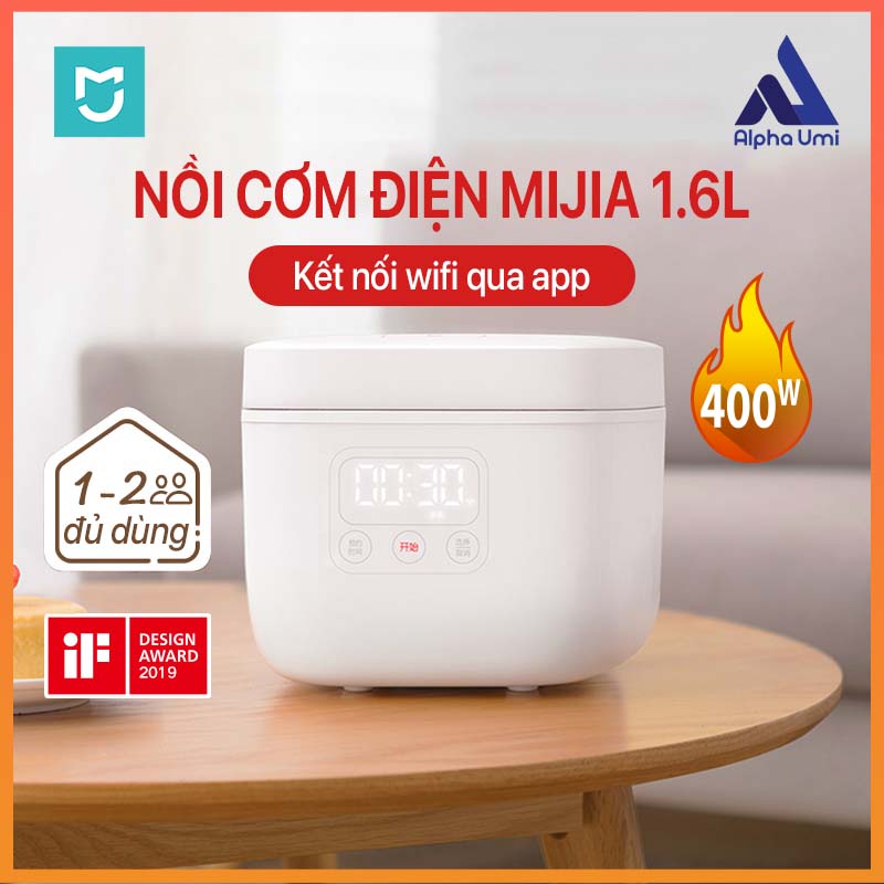 Nồi cơm điện thông minh Mijia DFB201CM dung tích 1.6L kết nối wifi - Hàng nhập khẩu