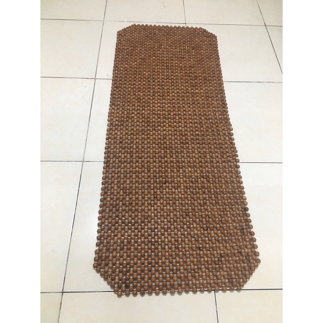 Băng Đệm Lót Ghế Sau Ô TÔ Hạt Gỗ Gõ Mộc 1,2cm - Nệm trang trí , Thảm trang trí - Chiếu , Sản phẩm chăm sóc ô tô