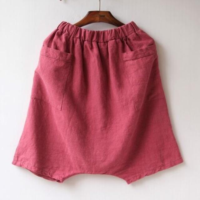 Quần ngố Linen
