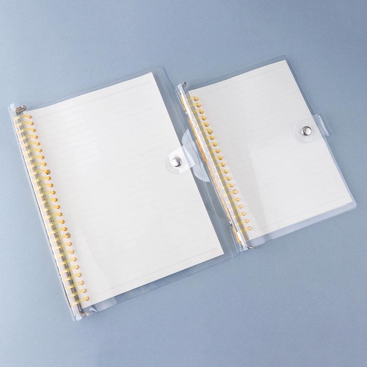Bìa dẻo còng nhựa màu size B5 26 lỗ dùng để chứa giấy refill làm sổ hoặc đựng sheet