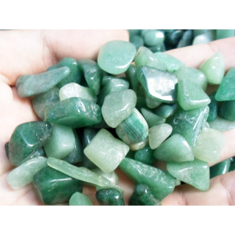 Đá thanh tẩy chơi bài tarot màu xanh lá