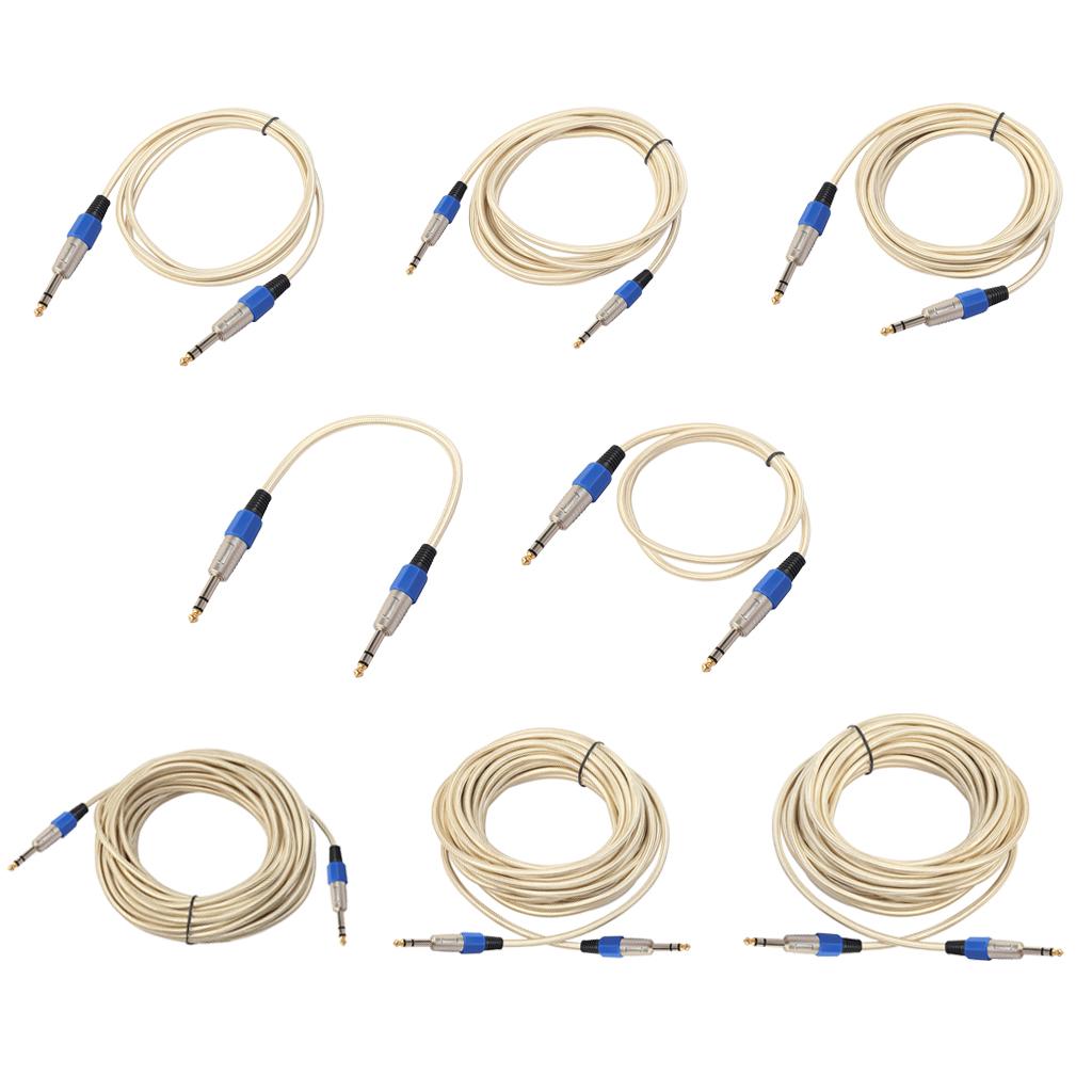 Auxiliary Audio Cable Audio Cable Aux Car Auxiliary Audio Cable 6.35mm Male-to-male Stereo Audio Cable