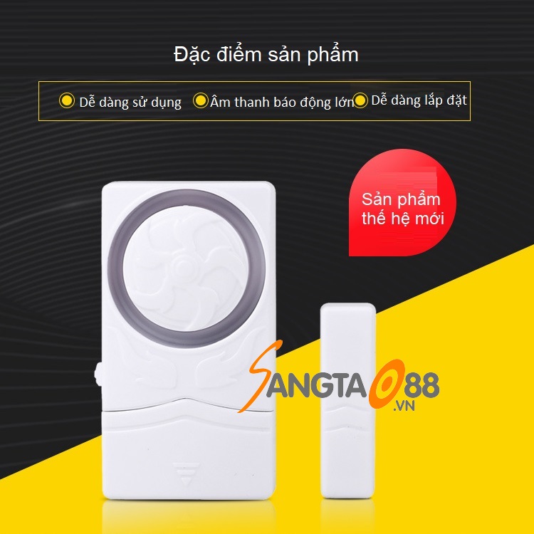 THIẾT BỊ BÁO ĐỘNG CHỐNG TRỘM SIÊU MINI, CÒI HÚ SIÊU LỚN CAO CẤP SF19R