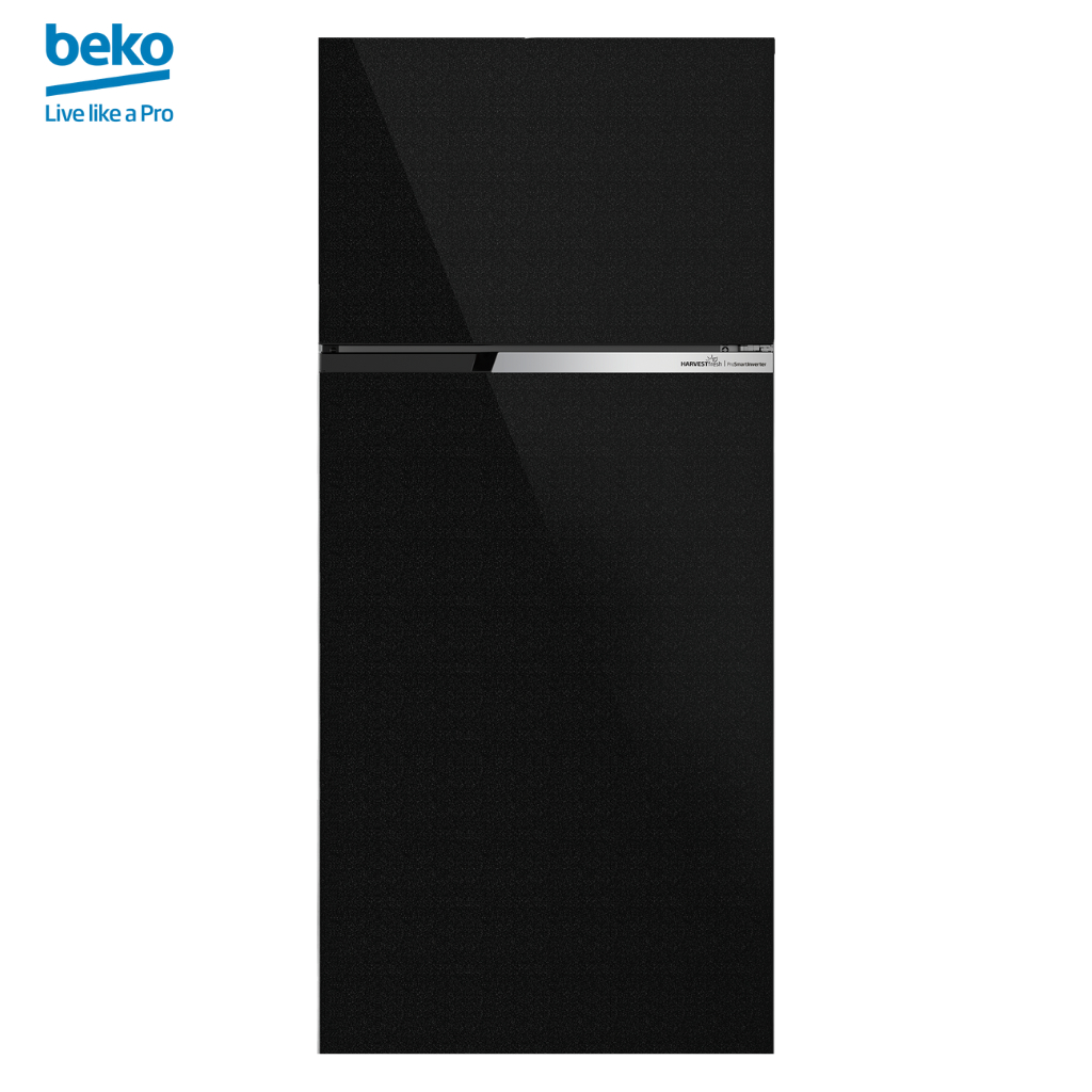 Tủ Lạnh 2 Cửa Ngăn Đá Trên BEKO Dung Tích 375 Lít, Thiết Kế Mặt Giả Gương, 2 Dàn Lạnh Độc Lập - RDNT401I50VHFSU - Hàng Chính Hãng