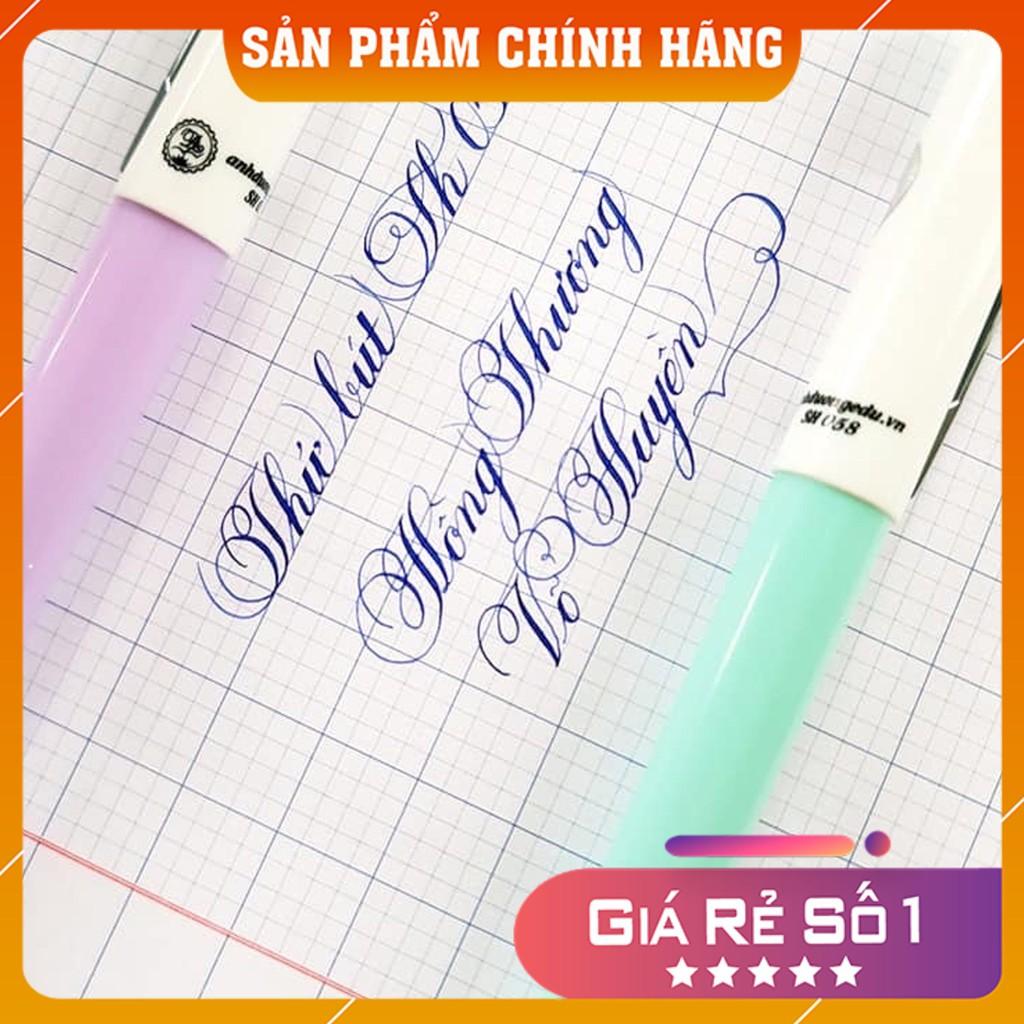 Bút Mài Thầy Ánh Nét Thanh Nét Đậm SH058 – Bút Máy Ánh Dương Ngòi Lá Tre Kim Tinh