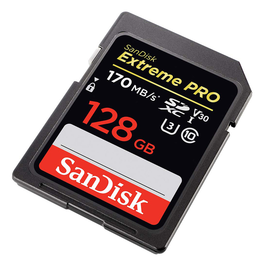 Thẻ Nhớ SDXC SanDisk Extreme Pro U3 V30 1133X 128GB 170MB/s - Hàng Chính Hãng