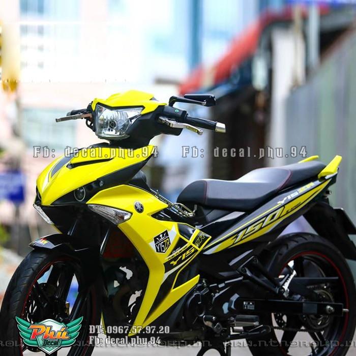Tem rời EX 150 Y15 ZR vàng đen