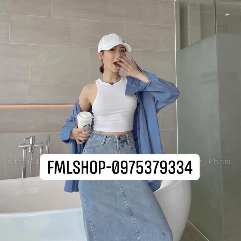 Áo bra croptop len tăm