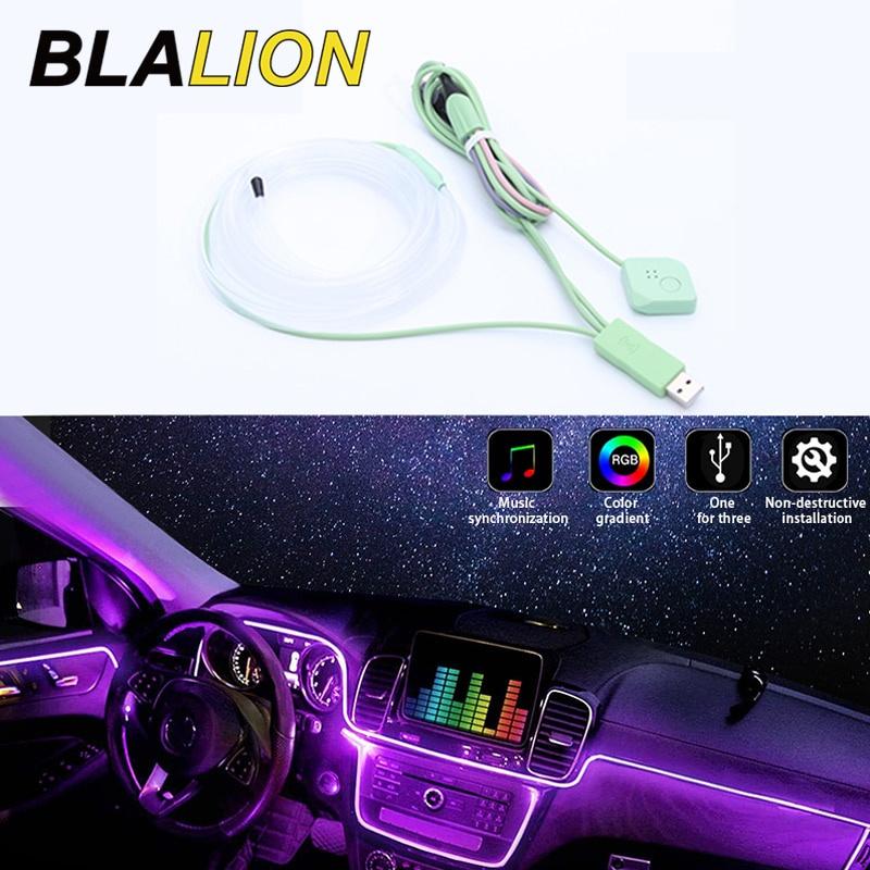 Dây Đèn Led Rgb USB 12V Trang Trí Nội Thất Xe Hơi