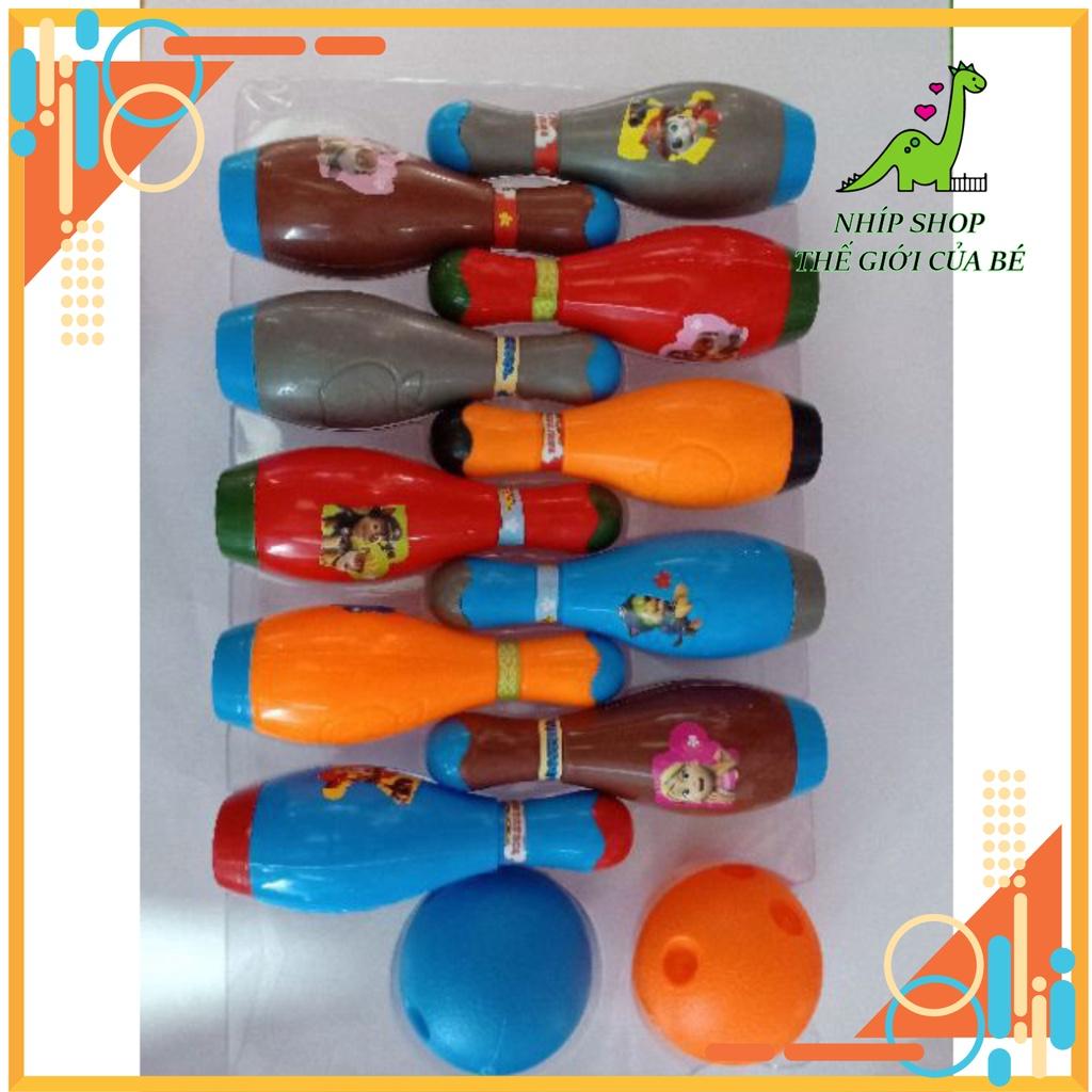 Đồ Chơi Ném Bóng Bowling Vui Nhộn Giúp Bé Nhận Biết Màu Sắc Kết Hợp Rèn Luyện Vận Động