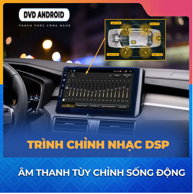 Màn Hình DVD Android A.5 NEW 9INCH Hệ điều hành Android 10.Bộ nhớ 2GB RAM+ 32GB ROM Màn hình QLED HD dùng tốt hơn dưới ánh sáng mặt trời.có thể sử dụng vô số ứng dụng hấp dẫn như: Youtube, Netflix, VTV Go, K+, Spotify,…