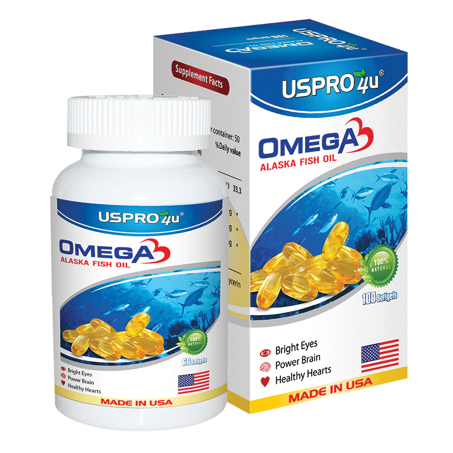 Thực Phẩm Chức Năng Viên Nang Mềm Omega 3 Wandhealth (100 Viên)