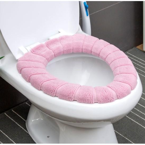 Miếng Lót Bệ Ngồi Toilet Hình Chữ O Giúp Giữ Ấm Mùa Đông