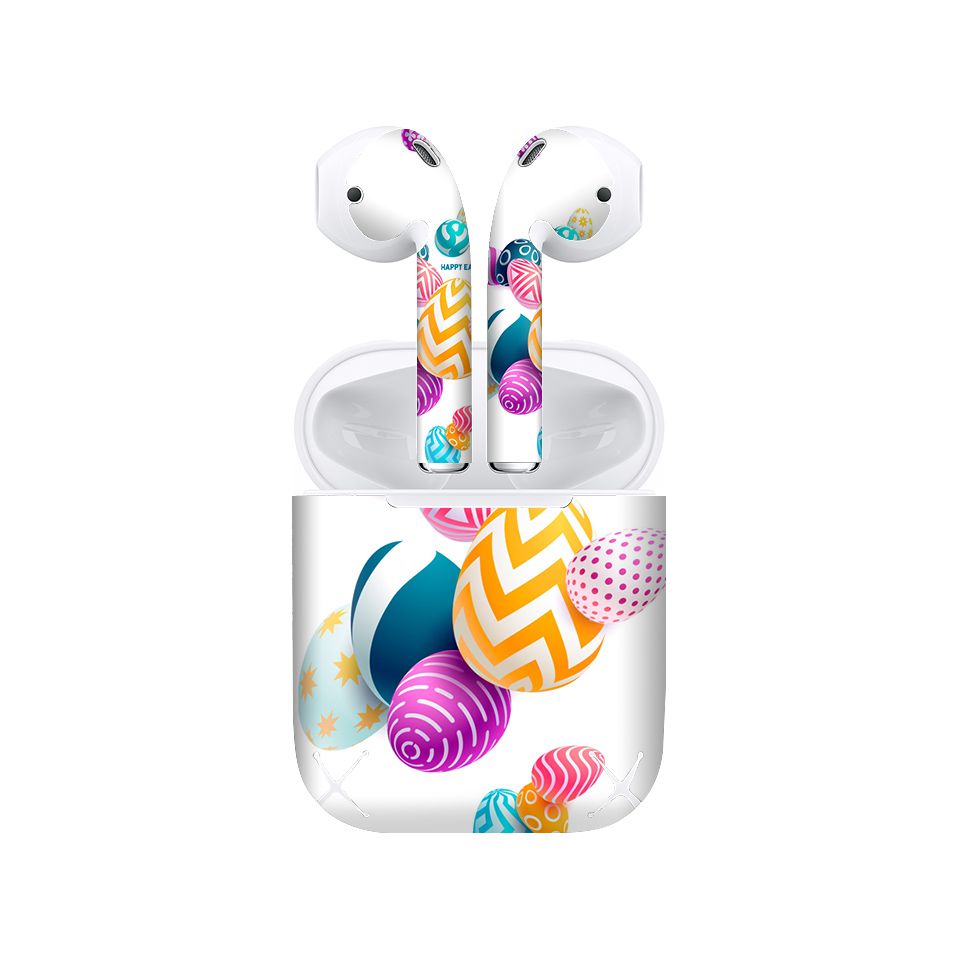 Miếng dán skin chống bẩn cho tai nghe AirPods in hình thiết kế - atk294 (bản không dây 1 và 2)