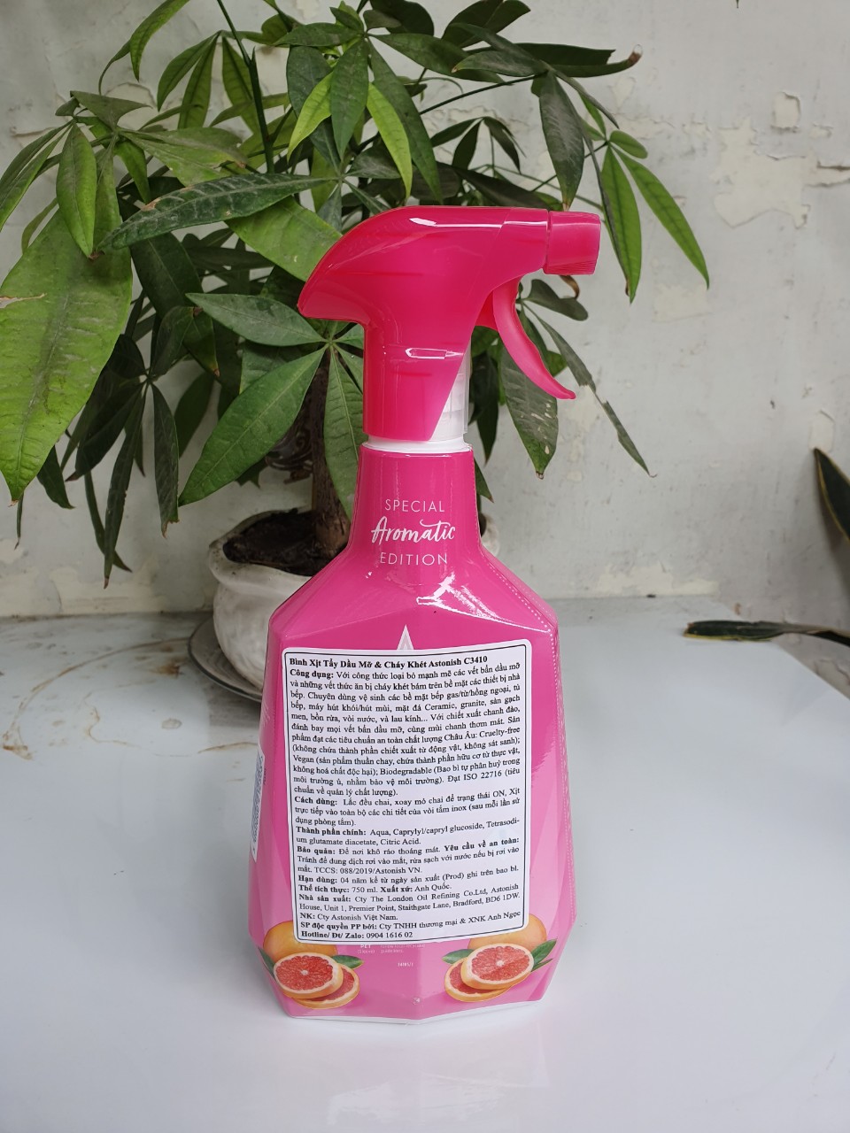 Bình xịt tẩy dầu mỡ và cháy khét Astonish hương thơm - PHIÊN BẢN ĐẶC BIỆT