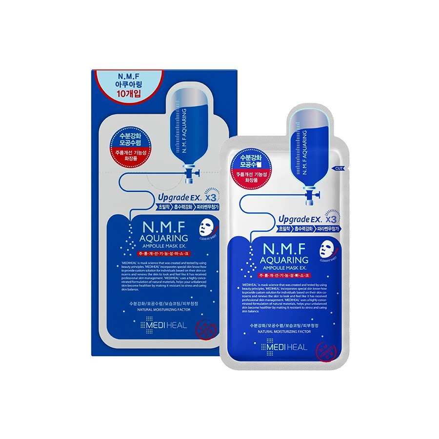 Mặt Nạ Cấp Ẩm Thần Tốc Cho Da Khô Mediheal N.M.F Aquaring Ampoule Mask 25ml