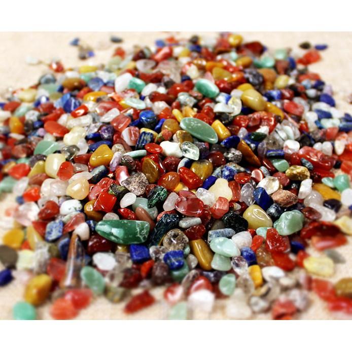 Đá trang trí chậu cây để bàn, bể cá cảnh nhiều màu