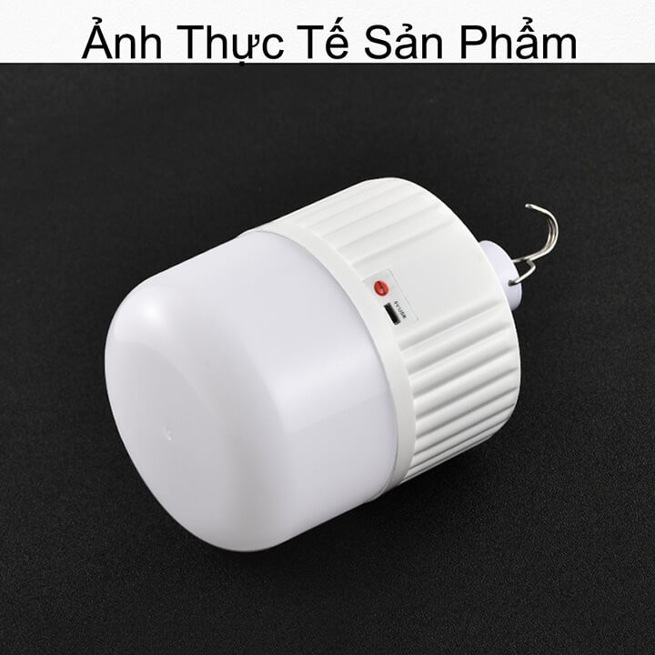 Bóng đèn Led tích điện năng lượng mặt trời 120W có sạc tặng kèm điều khiển từ xa