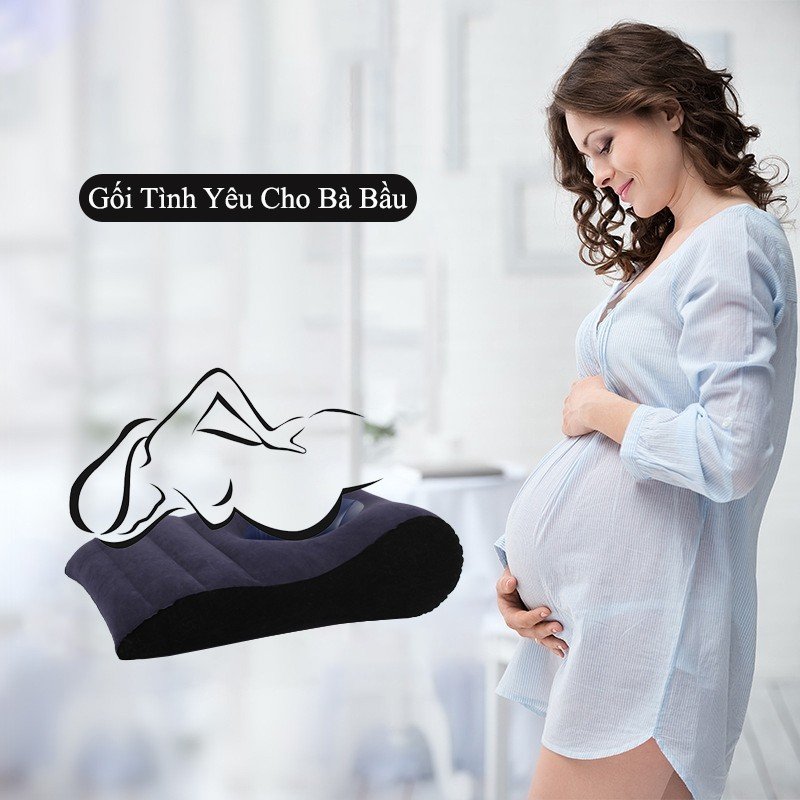 Ghế Tình Yêu Cho Bà Bầu Tặng Kèm Bơm Máy 2 Chiều. Gối Đệm Tình Nhân