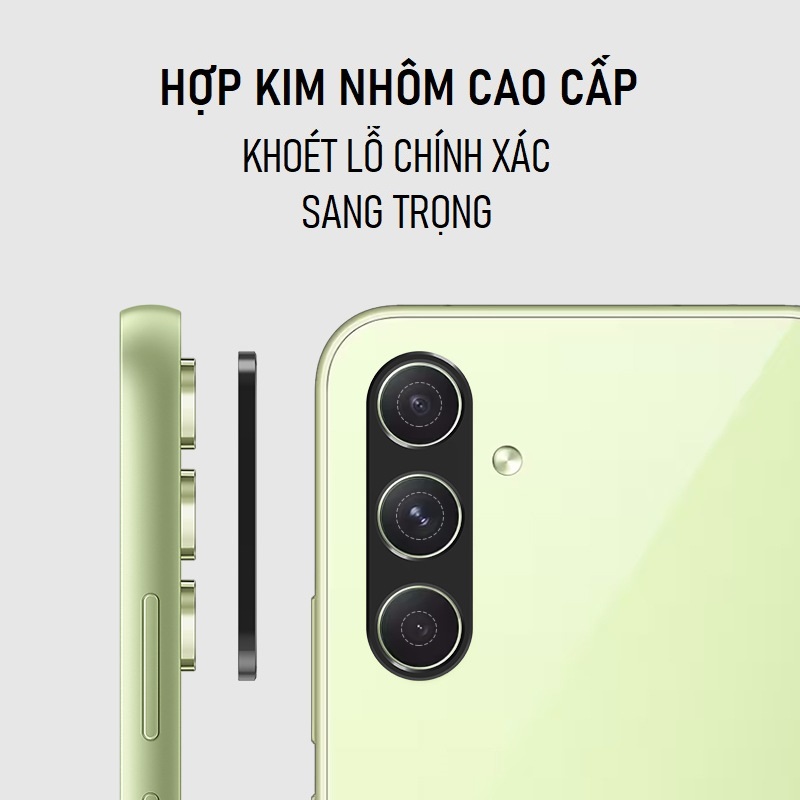 Miếng Dán Bảo Vệ Camera cho Samsung A14 4G/ 5G, A24 Samsung A34/ A54 5G HỢP KIM NHÔM, Miếng dán camera Chống Trầy Xước Đẹp Sang Trọng