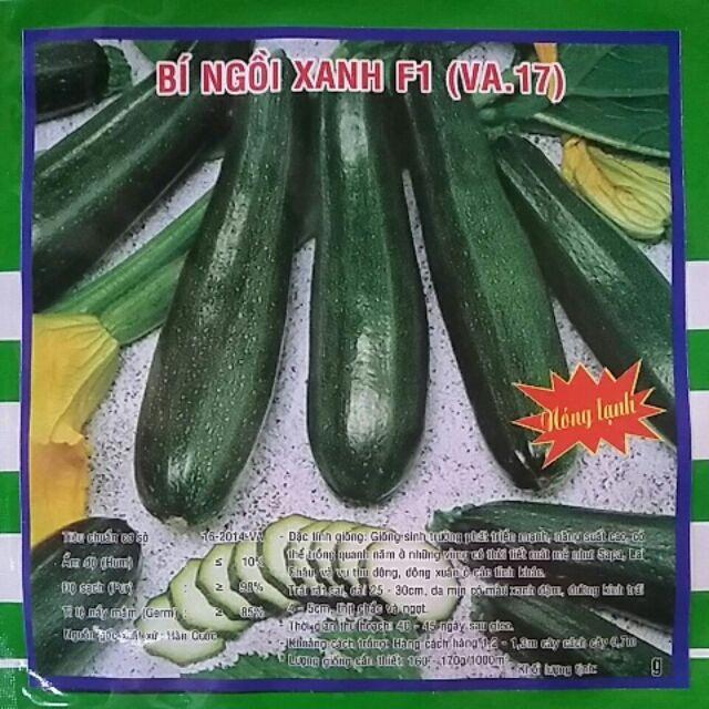 1 gói Bí ngồi xanh f1