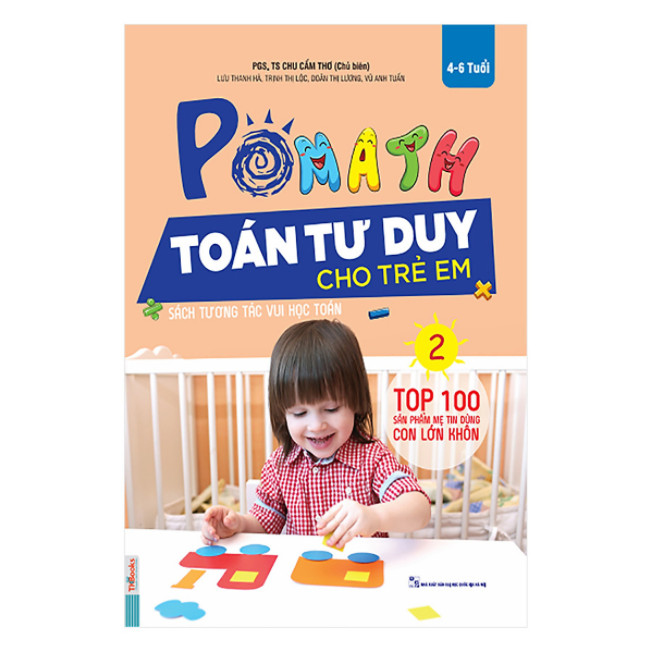 Trọn Bộ Sách PoMath - Toán Tư Duy Cho Trẻ Em 4-6 Tuổi (6 cuốn) NH