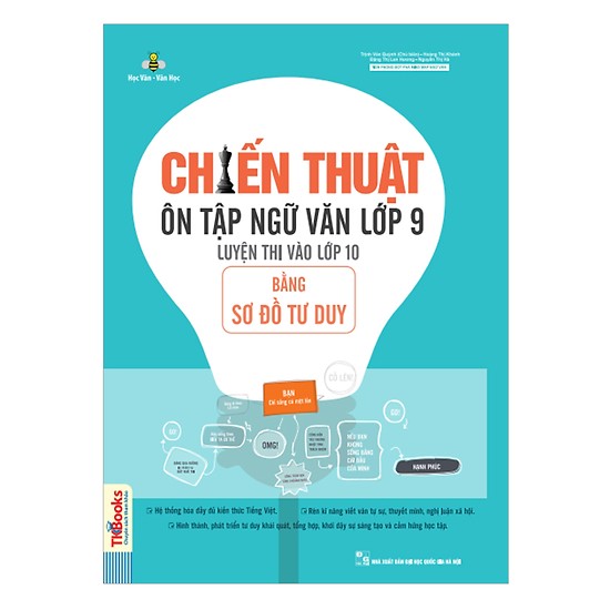 Chiến Thuật Ôn Tập Ngữ Văn Lớp 9 Luyện Thi Vào 10 Bằng Sơ Đồ Tư Duy (Tặng Bookmark PL)