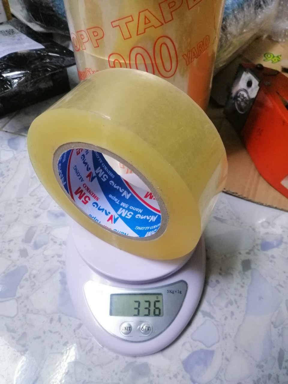 Băng keo 200 Yard Trong, đục 2.0Kg/cây