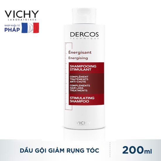 Dầu Gội Giảm Rụng Tóc Và Chuyên Dành Cho Tóc Mỏng Yếu Vichy Dercos Energising 200ml