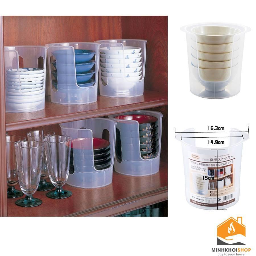 Hộp đựng bát đĩa cất gọn Inomata