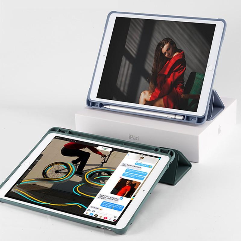 Bao Da iPad pro 11 2018/2020 Chức năng đánh thức và ngủ tự động với khay đựng bút