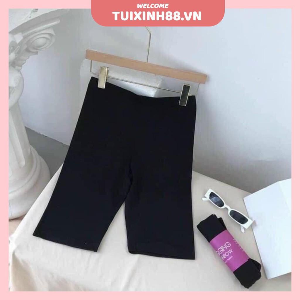 QUẦN LEGGING THÁI - MÀU ĐEN, CUỘN DÁNG ĐÙI/NGỐ/DÀI CHO NỮ, QUẦN CO DÃN 4 CHIỀU CHẤT SIÊU ĐẸP