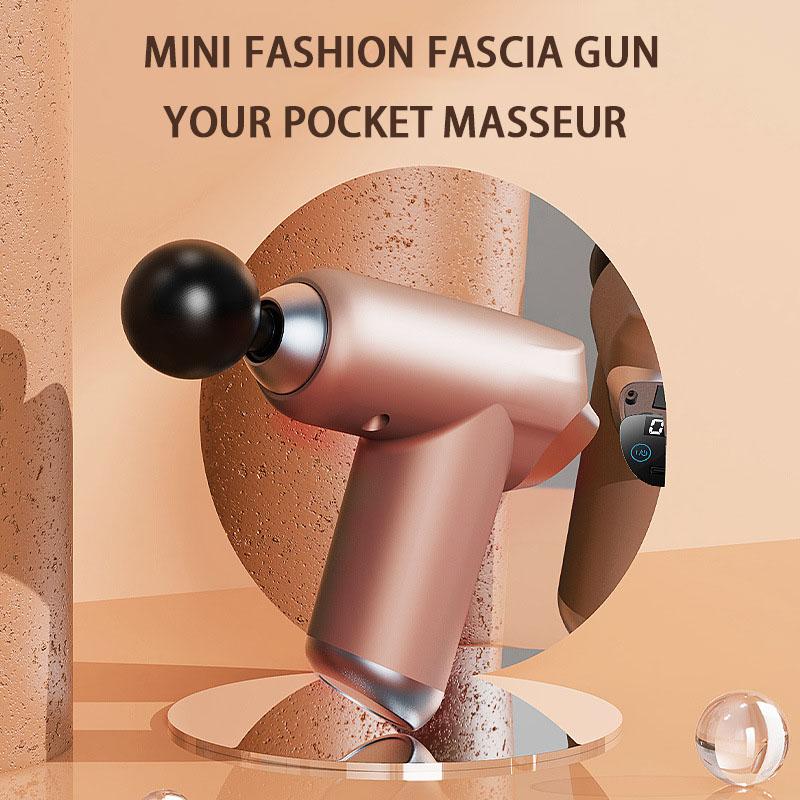 USB Massage Gun Fascia Thiết bị thư giãn cơ thư giãn cơ bắp Gun Stick Massage Thể dục Thiết bị cổ Color: White