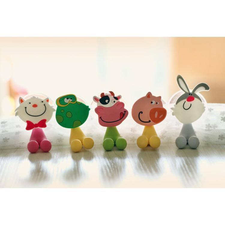 Kẹp bàn chải đánh răng hình thú ngộ nghĩnh .