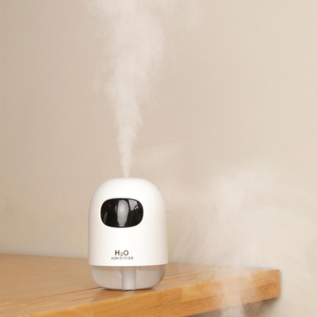 220ml Portable Mini Air Humidifier Oil Diffuser 7 LED Color for Home